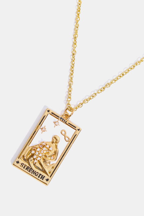 Tarot Card Pendant Stainless Steel Necklace-Fancey Boutique