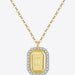 Zircon Decor Constellation Pendant Necklace-One Size-Fancey Boutique