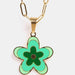 Flower Pendant Stainless Steel Necklace-Fancey Boutique