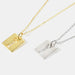 Cutout Rectangle Pendant Necklace-Fancey Boutique