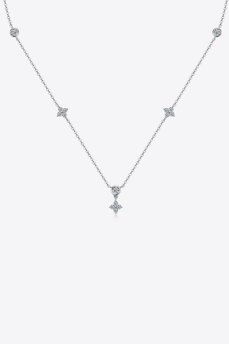 Moissanite 925 Sterling Silver Necklace-Fancey Boutique