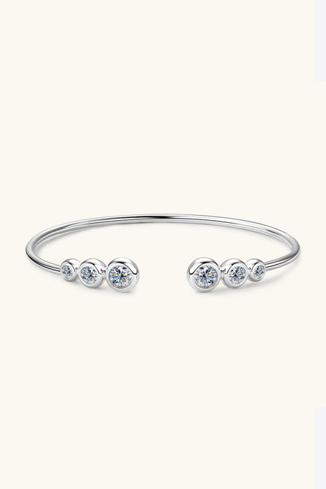 1.8 Carat Moissanite 925 Sterling Silver Bracelet-One Size-Fancey Boutique