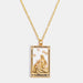 Tarot Card Pendant Stainless Steel Necklace-One Size-Fancey Boutique