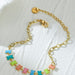 Multicolored Lobster Clasp Stainless Steel Bracelet-One Size-Fancey Boutique