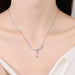 1 Carat Moissanite 925 Sterling Silver Necklace-One Size-Fancey Boutique