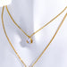 Stainless Steel Geometrical Shape Necklace-Fancey Boutique