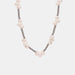 Freshwater Pearl Titanium Steel Bead Necklace-One Size-Fancey Boutique