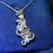 2 Carat Moissanite 925 Sterling Silver Necklace-One Size-Fancey Boutique