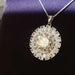 5 Carat Moissanite 925 Sterling Silver Necklace-One Size-Fancey Boutique