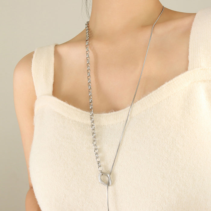 Titanium Steel Chain Necklace-One Size-Fancey Boutique