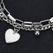 Heart Charm Stainless Steel Bracelet-Fancey Boutique