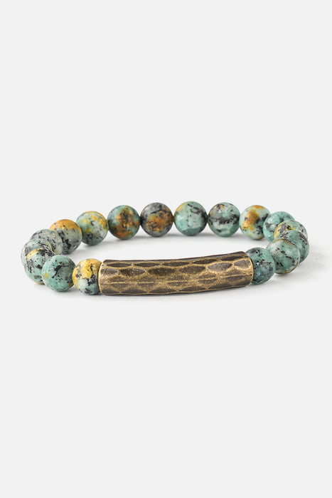 Natural Stone Beaded Bracelet-One Size-Fancey Boutique