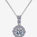 1 Carat Moissanite 925 Sterling Silver Necklace-One Size-Fancey Boutique