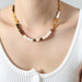 18K Gold-Plated Titanium Steel Necklace-One Size-Fancey Boutique