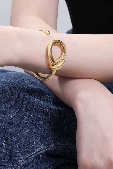 Stylish Knot Open Bracelet-One Size-Fancey Boutique