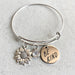 Multi-Charm Alloy Bracelet-One Size-Fancey Boutique