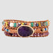 Triple-Layer Amethyst Bracelet-One Size-Fancey Boutique