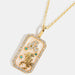 Rhinestone Constellation Pendant Copper Necklace-Fancey Boutique