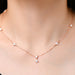 Moissanite 925 Sterling Silver Necklace-Fancey Boutique