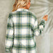 Color-Plaid Button Down Collared Jacket-Fancey Boutique