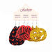 Color-One Size-Teardrop Shape Halloween Theme Dangle Earrings-Fancey Boutique