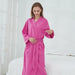 Color-Sauna Clothes Women Thin Robe Long Couple Home Wear Hotel Bathrobe-Fancey Boutique
