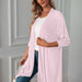 Color-Women Clothing Autumn Solid Color Long Sleeve Long Women Cardigan-Fancey Boutique