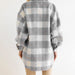 Color-Autumn Winter Women Plaid Mohair Coat Woolen Thick Coat-Fancey Boutique