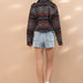 Color-Popular Aztec Woolen Coat Autumn Winter Thickening Trendy Jacket-Fancey Boutique