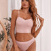 Color-Pink-Single Underwear Seamless Vest Comfortable Sports Bra Moisture Wicking Seamless Underwear-Fancey Boutique