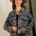 Color-Gray-Autumn Winter Women Clothing Loose Version Long Sleeve Retro Coat Jacket-Fancey Boutique