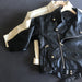 Color-Spring Autumn Leather Jacket Loose Version Belt Collared Women Faux Leather Coat Casual Western Coat-Fancey Boutique
