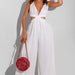 Color-New Solid Color Casual Loose Chiffon Women Jumpsuit-Fancey Boutique