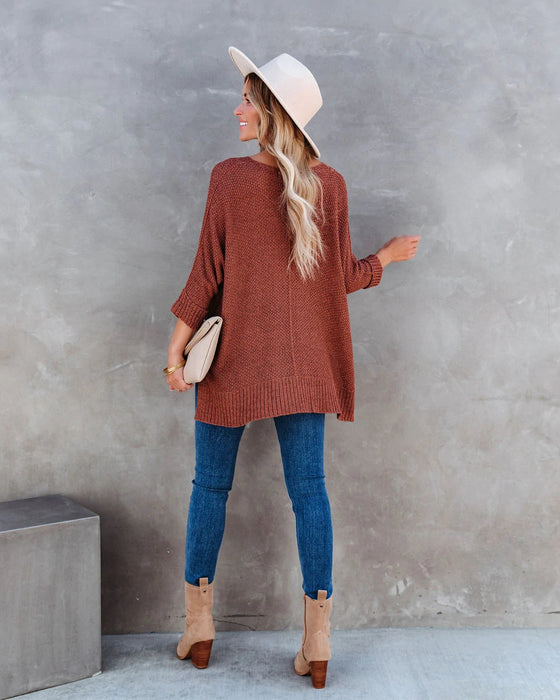 Color-Women Autumn And Winter New Loose Long Sleeve Casual Sweater-Fancey Boutique
