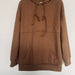 Color-Ladies Loose Waffle Cotton Loose Kangaroo Pocket Hooded-Fancey Boutique