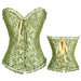 Color-Green-Court Corset Belly Waist Shaping Corset-Fancey Boutique