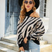 Color-Loose Strapless Sexy Sweater Women Autumn Winter Women Knitwear Women Clothing-Fancey Boutique