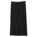 Color-Black-Knitted Skirt Women Autumn Winter with Sweater High Waist Mid Length Wool Thickened Split Hip Skirt Tide-Fancey Boutique