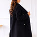 Color-Autumn Winter Simplicity Long Sleeve Collared Double Breasted Woolen Coat Women Clothing-Fancey Boutique