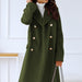 Color-Autumn Winter Simplicity Long Sleeve Collared Double Breasted Woolen Coat Women Clothing-Fancey Boutique