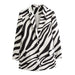 Color-Multi-Casual Women Clothing Animal Print Small Blazer-Fancey Boutique