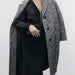 Color-Autumn Winter Solid Color Lengthened Woolen Coat Trench Coat Padded Coat Collared Women Coat-Fancey Boutique