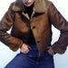 Color-Autumn Winter Fur Suede Texture Effect Double Sided Short Jacket-Fancey Boutique