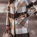 Color-New Plaid Long Woolen Coat-Fancey Boutique