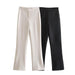 Color-Summer Women Clothing Trousers Split Straight Pants Elegant Trousers Women-Fancey Boutique