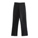 Color-Summer Women Clothing Trousers Split Straight Pants Elegant Trousers Women-Fancey Boutique