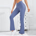 Color-Bell Bottom Pants Sexy Skinny Yoga Pants Stretchy High Waist Slimming Trousers Women Hip Lifting Outer Wear-Fancey Boutique