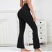 Color-Bell Bottom Pants Sexy Skinny Yoga Pants Stretchy High Waist Slimming Trousers Women Hip Lifting Outer Wear-Fancey Boutique