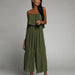 Color-Women Clothing Strap Tube Top Pleated Loose Jumpsuit-Fancey Boutique