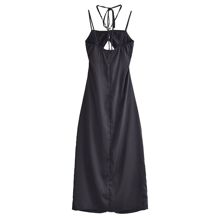 Color-Niche Design Camisole Dress Summer Women Slim Fit Sheath Dress Girls-Fancey Boutique